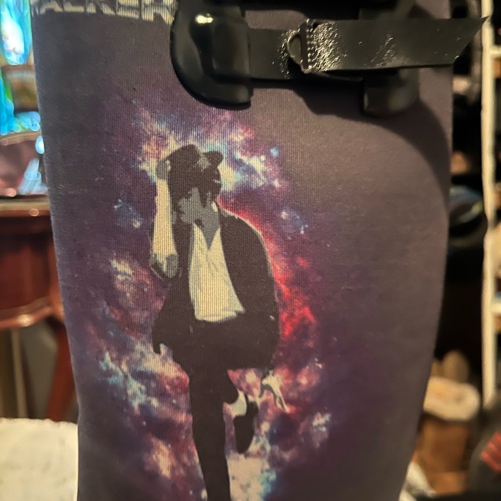 Michael Jackson Moonwalker Wellies Size 7 Rainboots New
